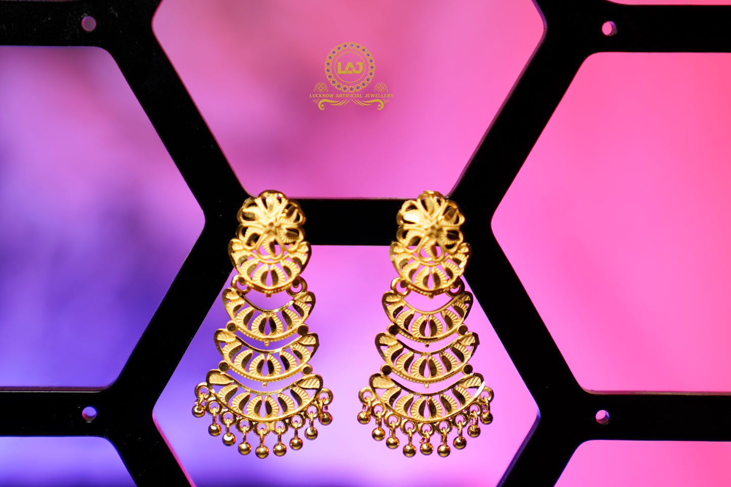 JHALA EARRINGS - LOOK LIKE GOLD