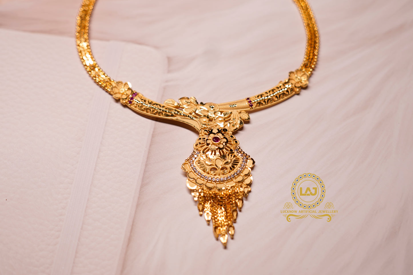 TURQUOISE NACKLACE SET - LOOK LIKE GOLD