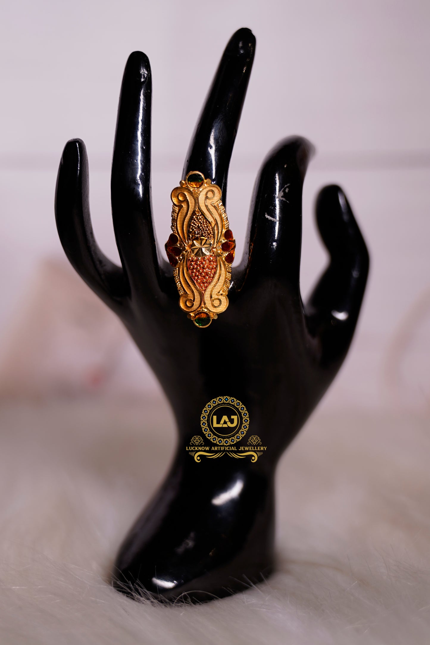 MEENAKARI RING - LOOK LIKE GOLD