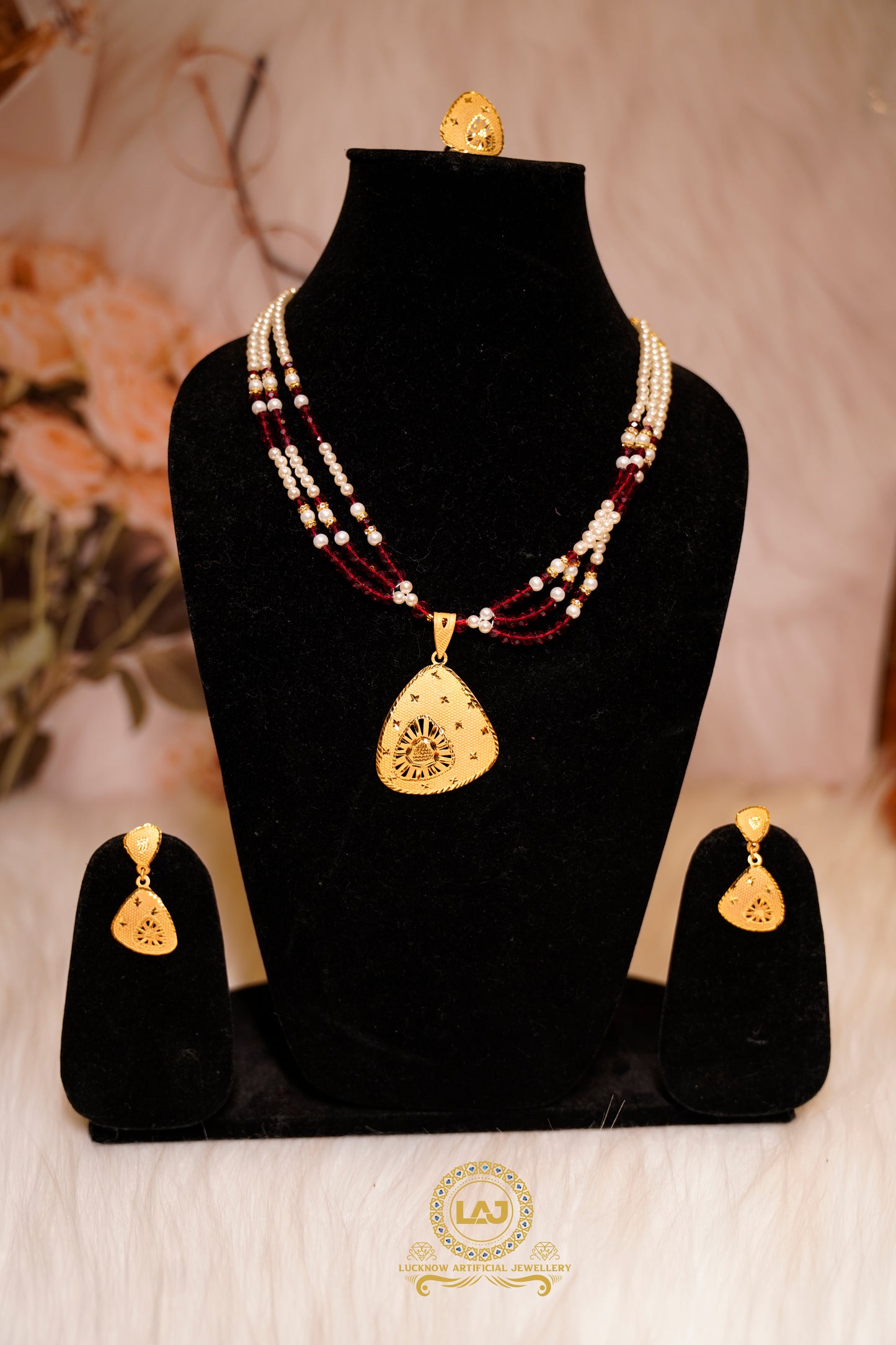 PENDENT SET - LOOK LIKE GOLD
