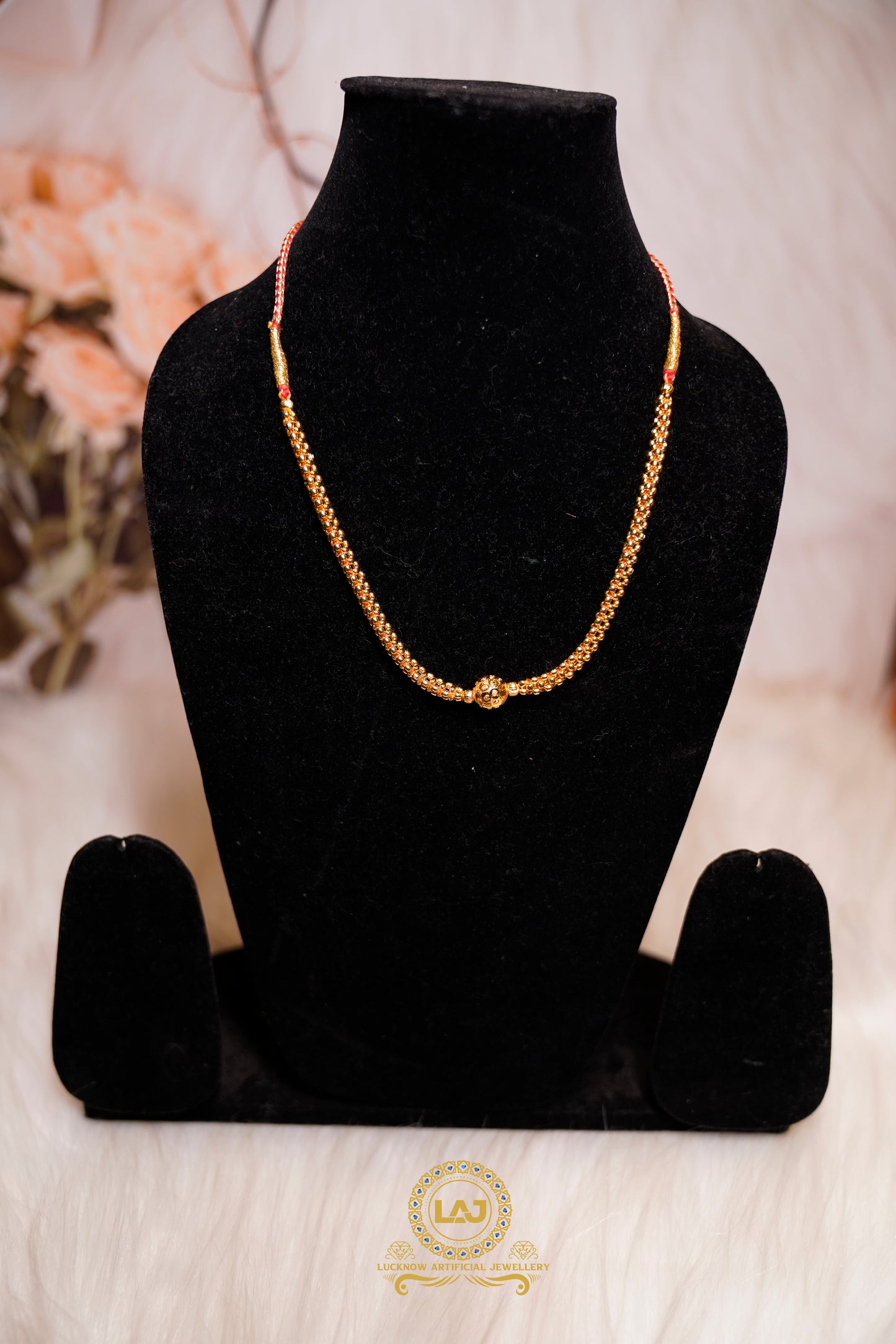 GOLDEN BEADS KANTHI - LOOK LIKE GOLD
