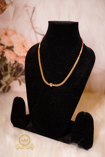 GOLDEN BEADS KANTHI - LOOK LIKE GOLD