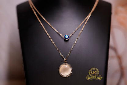 Evil Eye Round Pendant