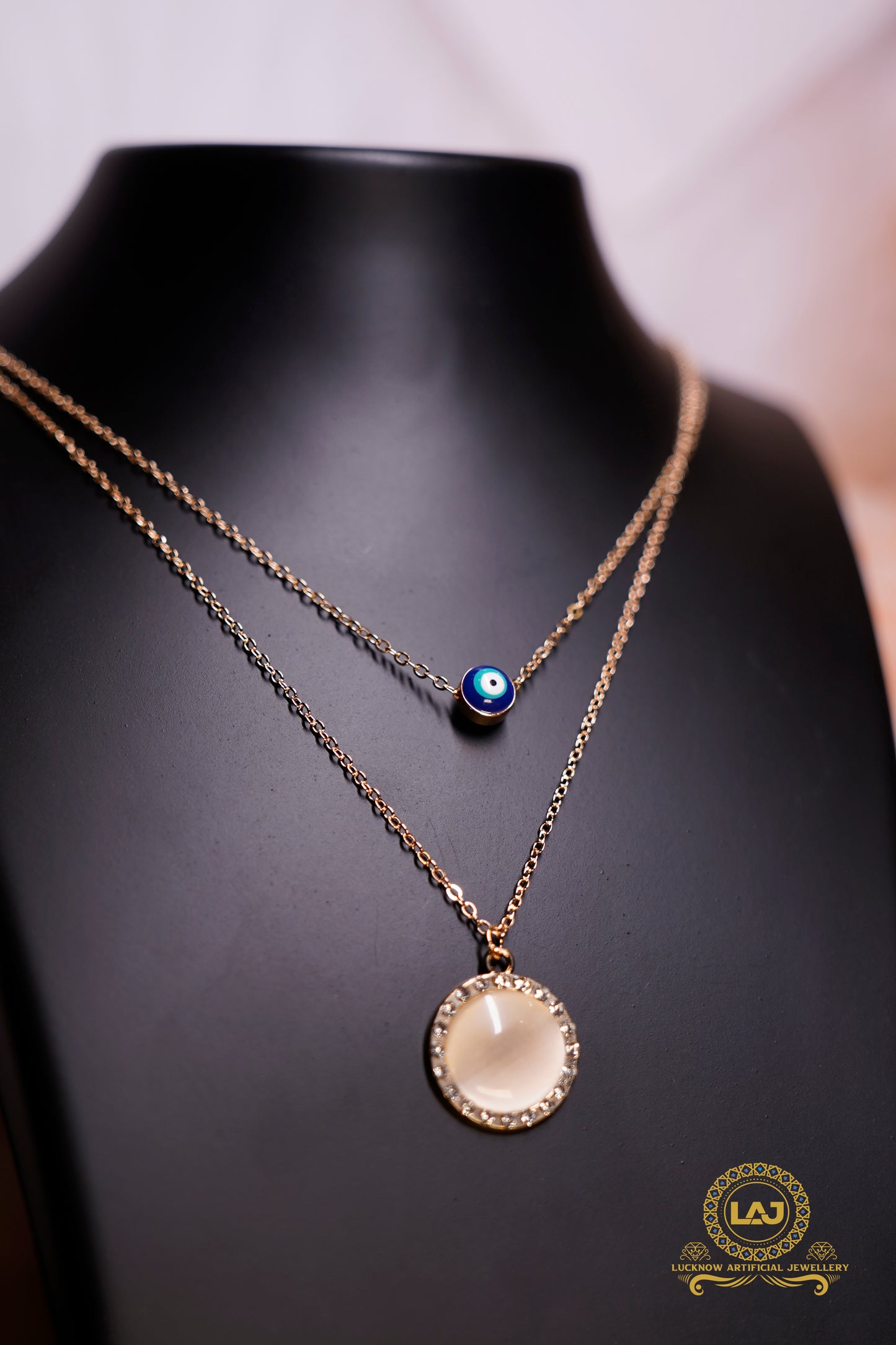 Evil Eye Round Pendant