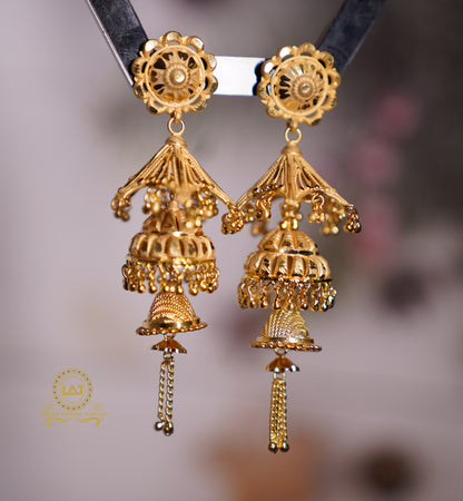 JHUMKI EARRINGS - LOOK LIKE GOLD