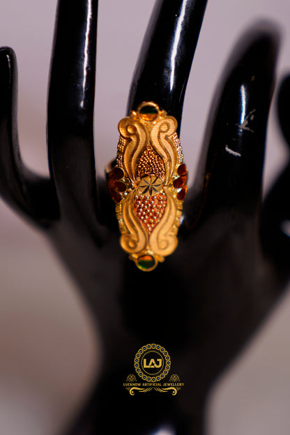 MEENAKARI RING - LOOK LIKE GOLD