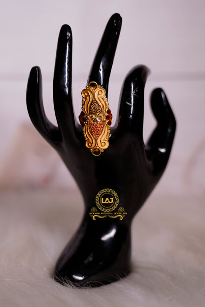 MEENAKARI RING - LOOK LIKE GOLD