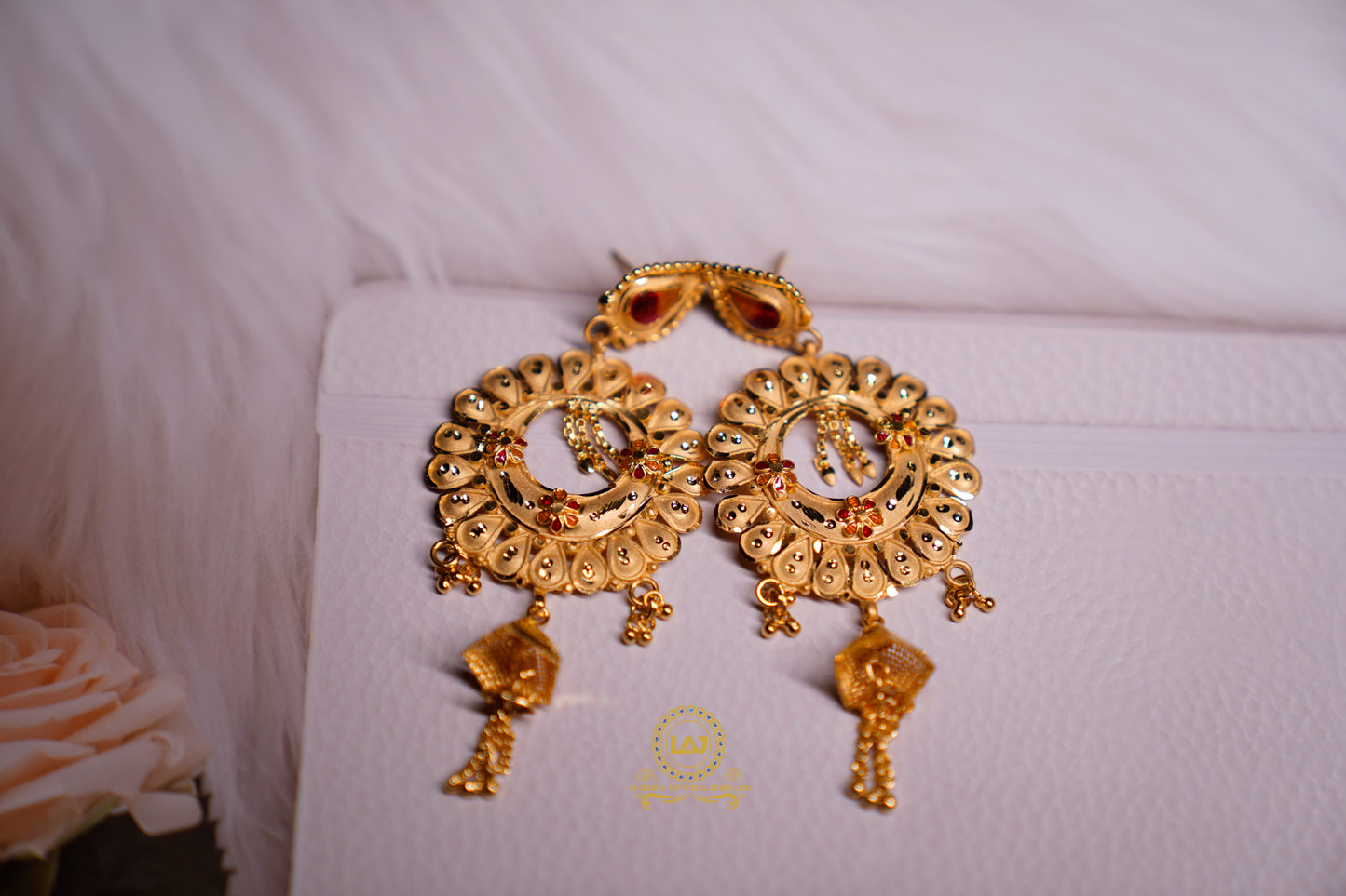 JHUMKI JHALA EARRINGS - LOOK LIKE GOLD